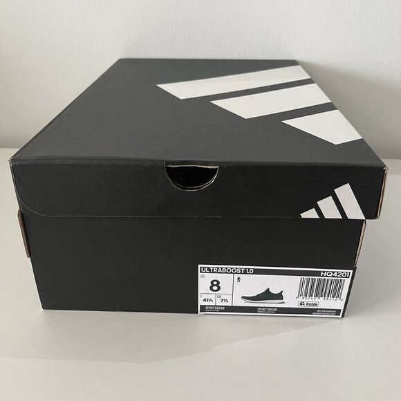 adidas Ultra Boost 1.0 DNA Black White Men\'s Sizes 8 HQ4201 NEW